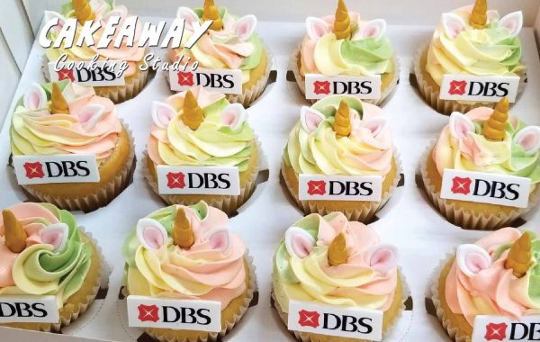 DBS Logo Unicorn Cupcakes