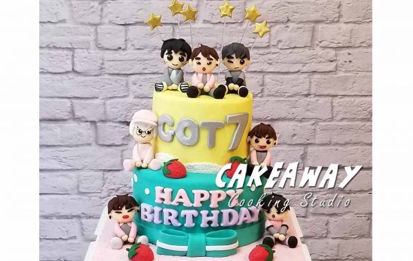 韓國歌唱組合 GOT7 蛋糕