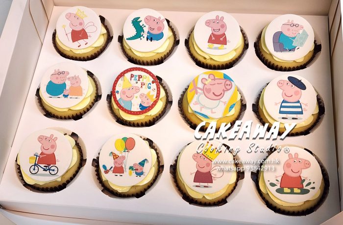 Peppa 食用打印 Cupcake