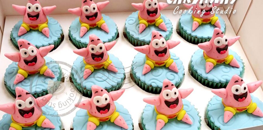 3D Patrick Cupcakes