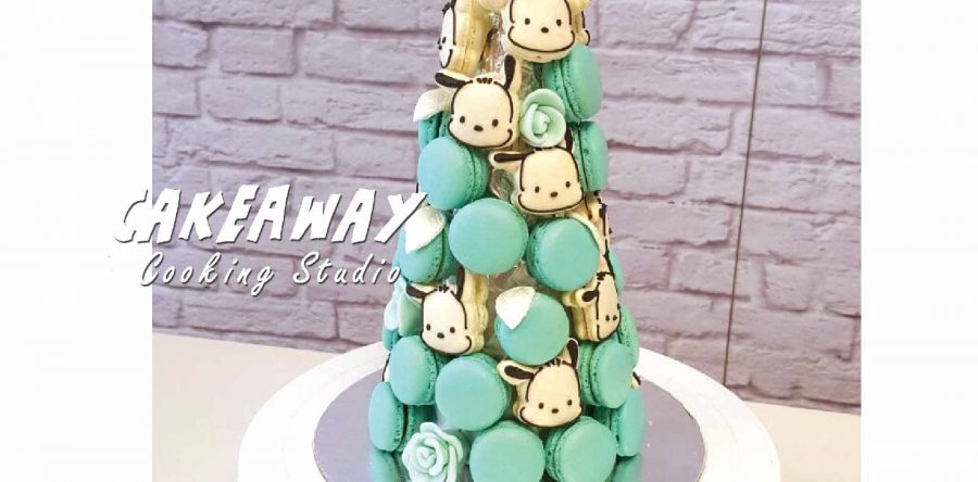 PC狗卡通馬卡龍塔