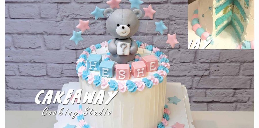 嬰兒性別揭曉蛋糕