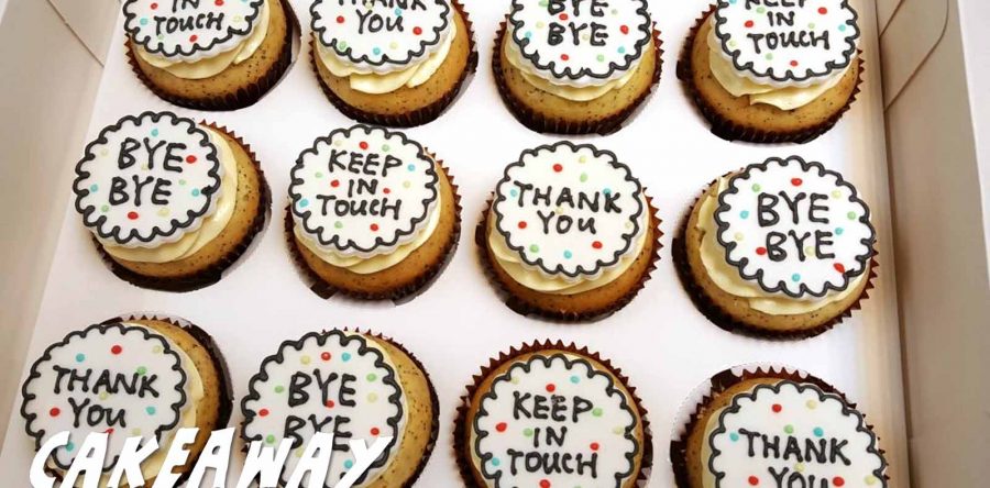THANK YOU / BYE BYE Farewell Cupcakes
