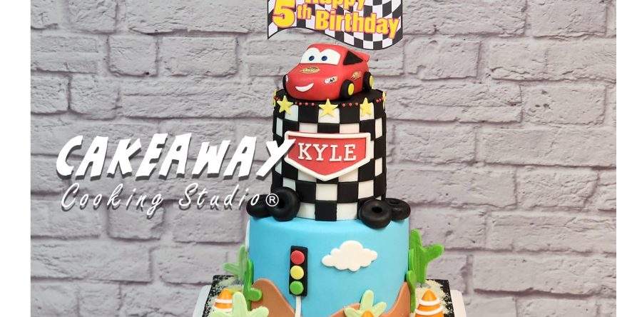 反斗車王Mcqueen糖皮蛋糕