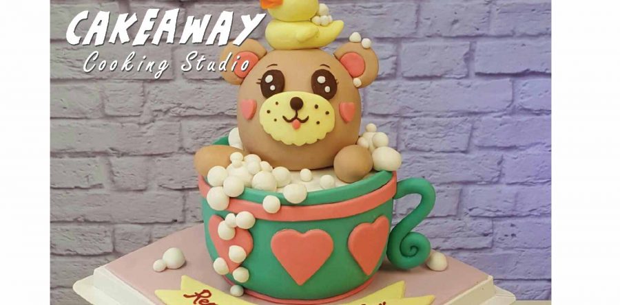 來圖製作蛋糕（熊仔及茶杯）