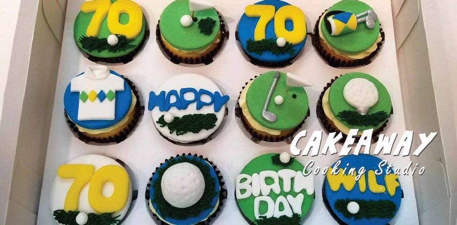 Golf (高爾夫球) 主題Cupcakes
