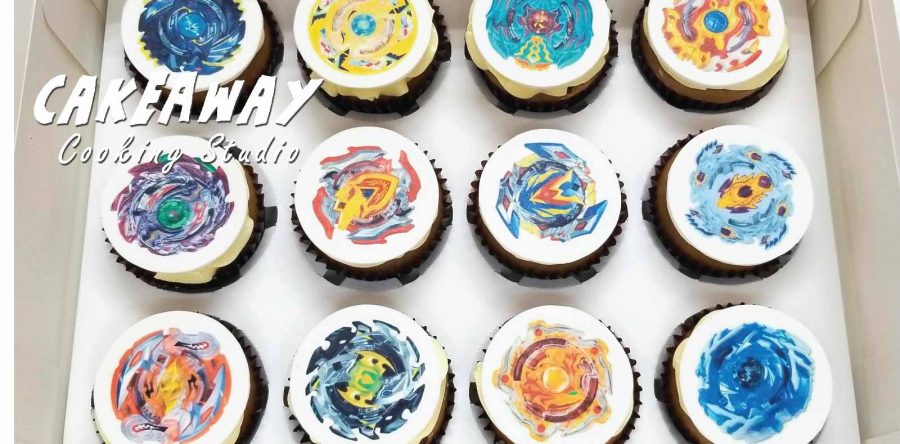 爆旋陀螺（食用打印Cupcake）