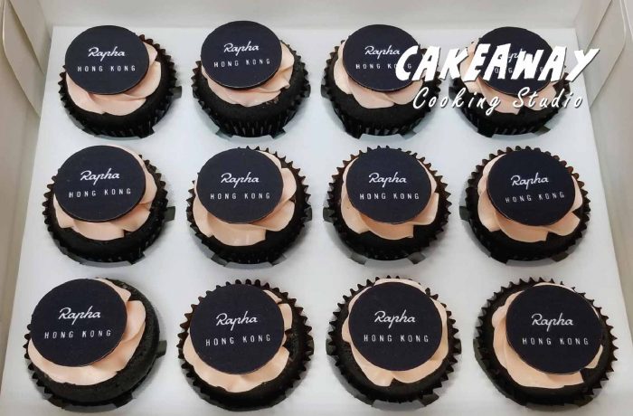 食用打印公司Logo Cupcakes