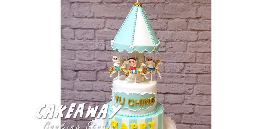 迴旋木馬（小女孩與貓貓）