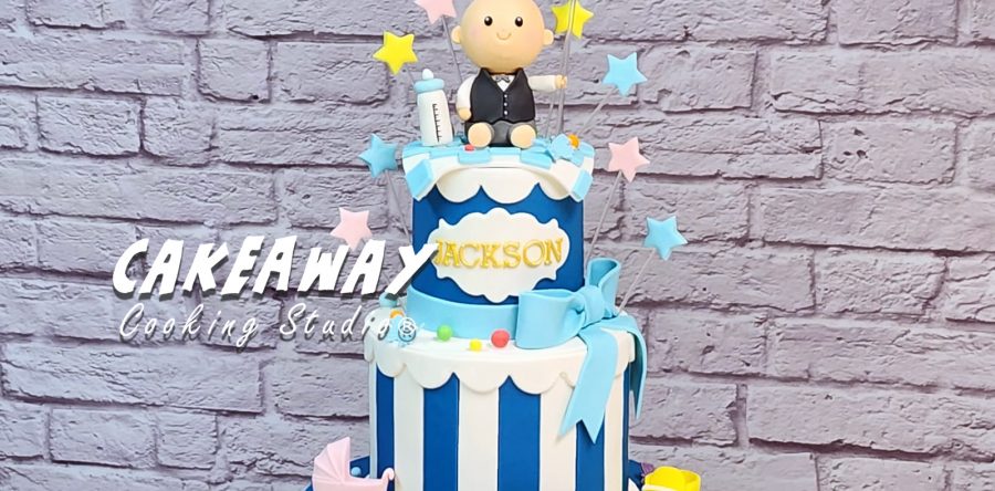 小男孩的百日宴蛋糕（指定西裝仔）