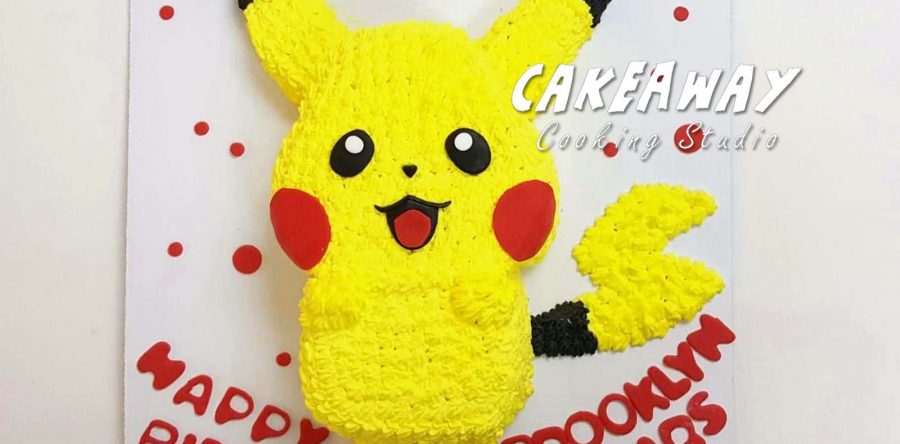 Pokemon比卡超忌廉蛋糕