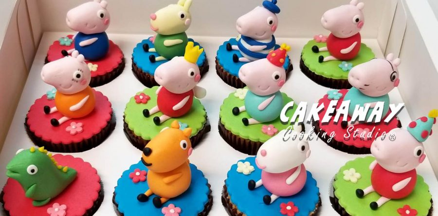 3D Peppa Pig Cupcakes