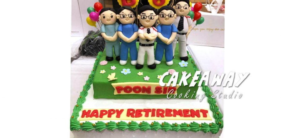 團體榮休蛋糕
