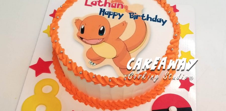 Pokemon 小火龍蛋糕（食用打印）