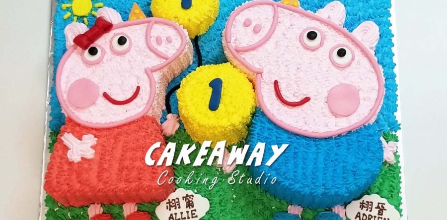 Peppa 與 George 大蛋糕