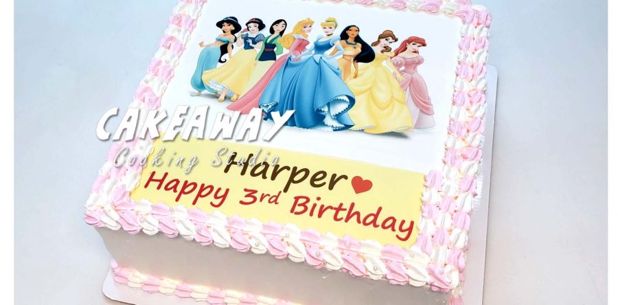 公主蛋糕（食用打印）