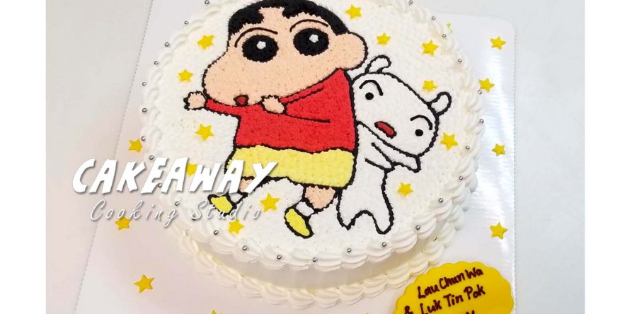 蠟筆小新與小白