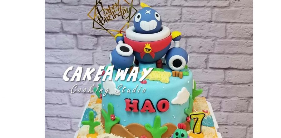 Brawl Stars立體糖藝蛋糕