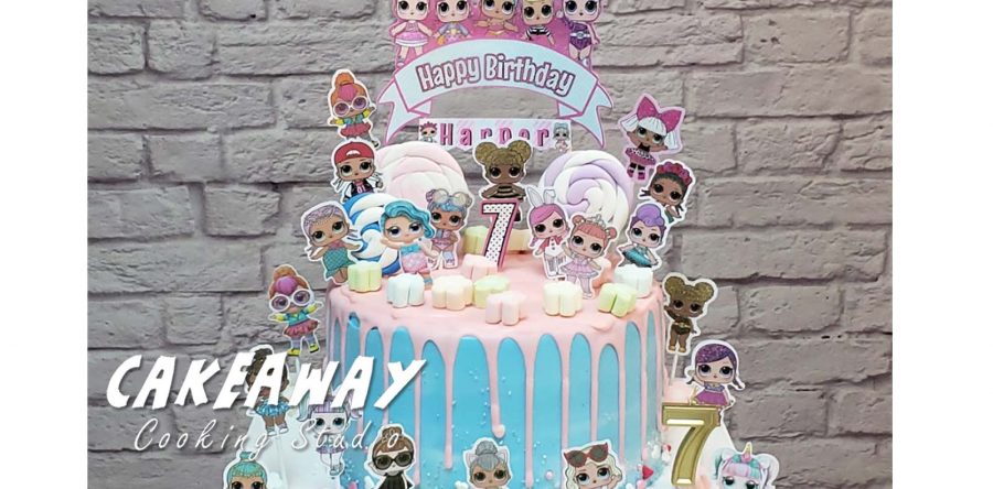 自訂卡通人物滴漏大蛋糕