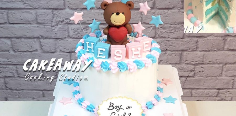 嬰兒性別揭曉蛋糕