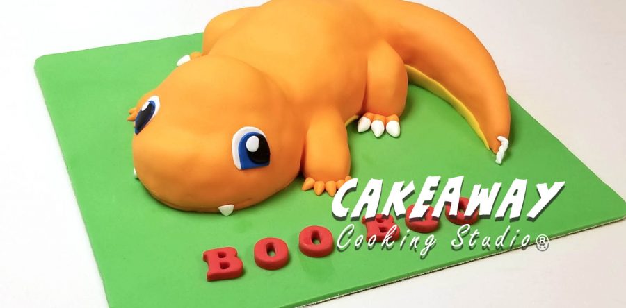 Pokemon 小火龍糖皮蛋糕