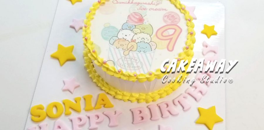 角落生物蛋糕（食用打印）