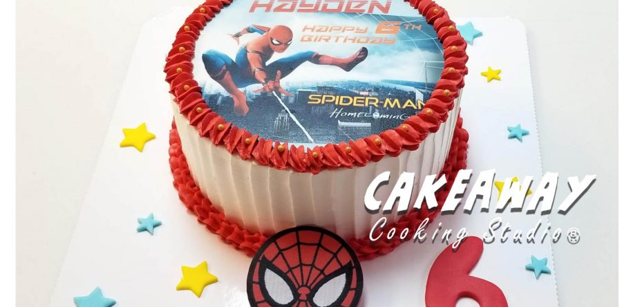 Spiderman 蜘蛛俠蛋糕（食用打印）