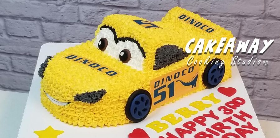 反斗車王Dinoco忌廉蛋糕