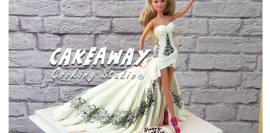 Barbie公主蛋糕（露腳款）