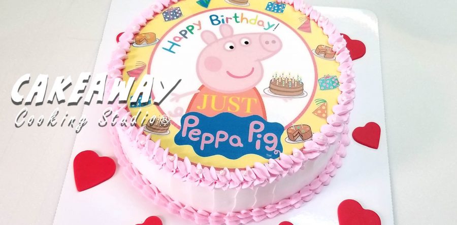 Peppa Pig 蛋糕（食用打印）