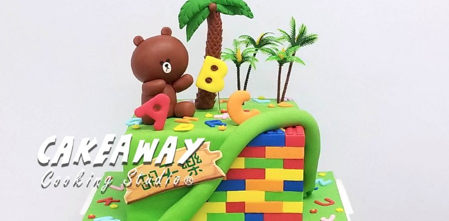 LINE Brown 主題蛋糕