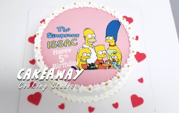 The Simpsons 蛋糕 （食用打印）