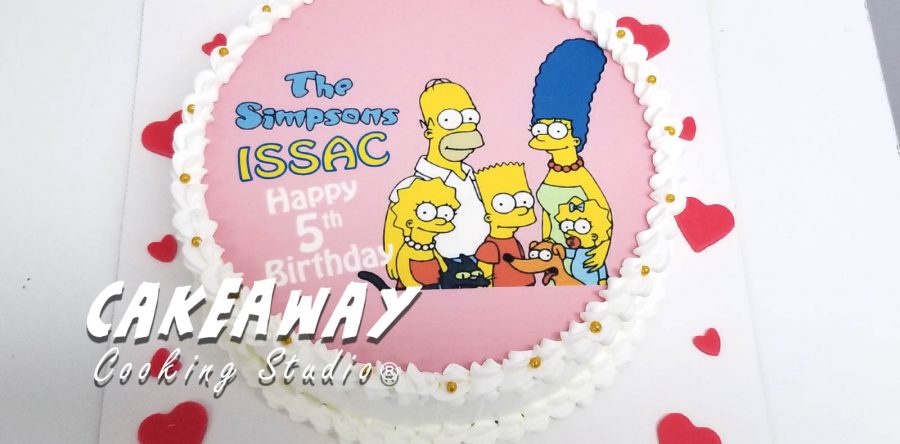 The Simpsons 蛋糕 （食用打印）