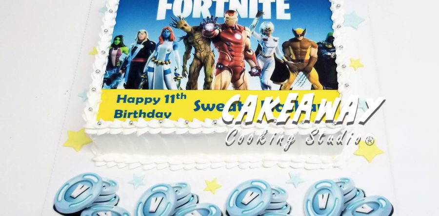 超級英雄蛋糕（食用打印）