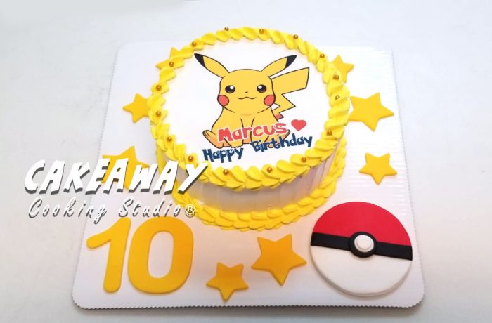 Pokemon 比卡超蛋糕（食用打印）