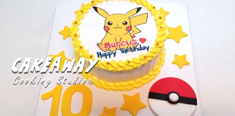 Pokemon 比卡超蛋糕（食用打印）