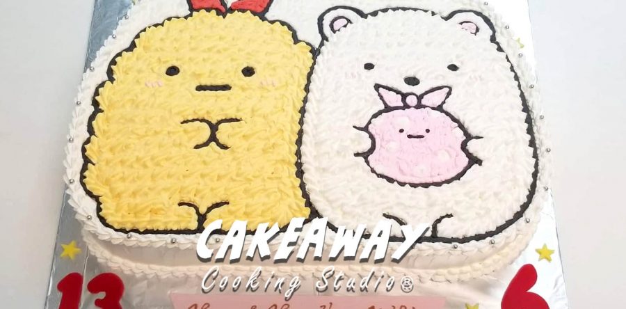 角落生物蛋糕－炸蝦尾及白熊