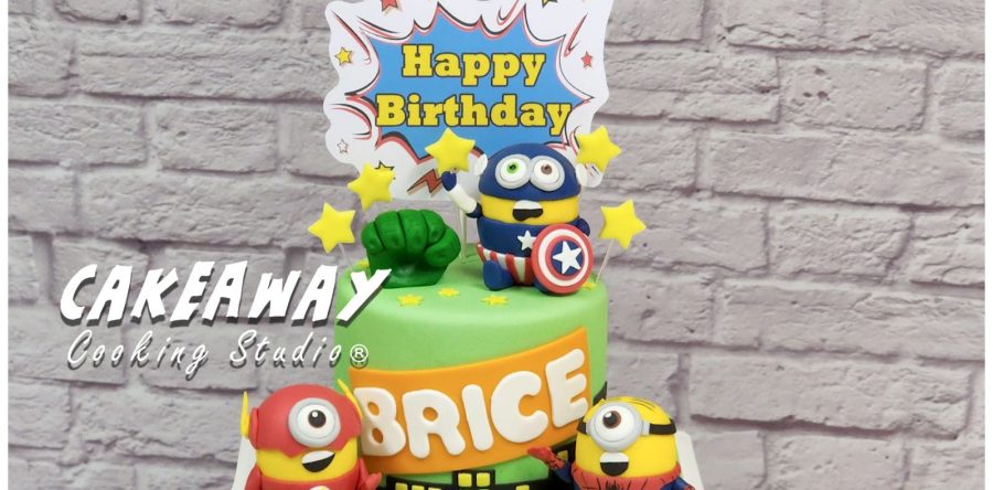 Minion x Superheros 蛋糕