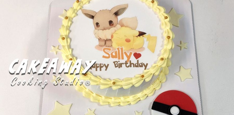 Pokemon 比卡超及伊貝（食用打印）