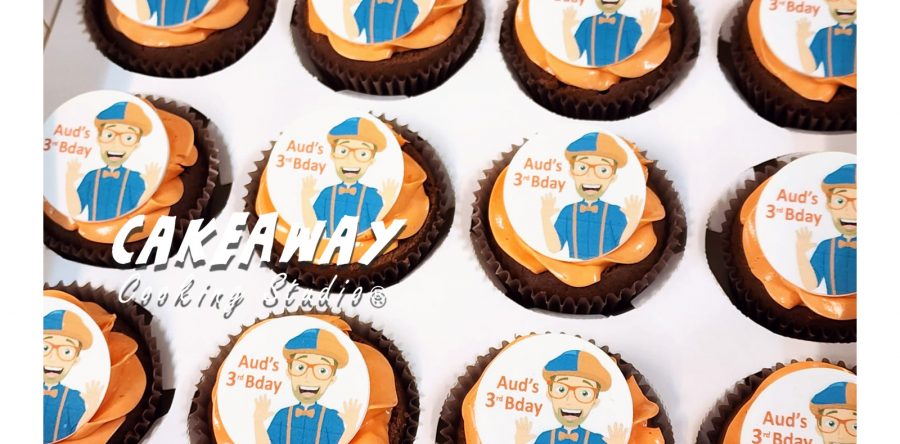 Blippi 食用打印 Cupcake