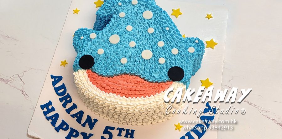 可愛鯨鯊忌廉蛋糕