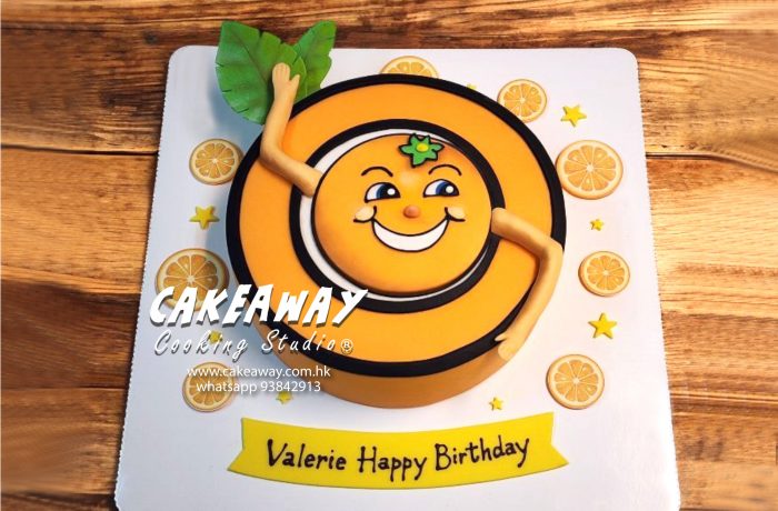 Letterland 字母王國 (Oscar Orange) 糖皮蛋糕