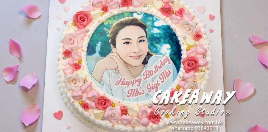 黎姿Gigi生日蛋糕 (相片食用打印）