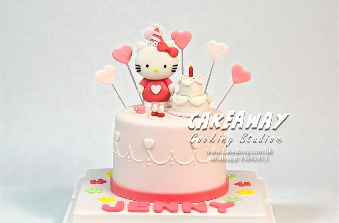 Hello Kitty糖皮蛋糕