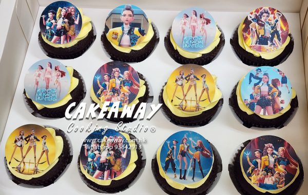 KPop Demon Hunters食用打印 Cupcake