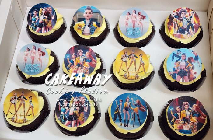 KPop Demon Hunters食用打印 Cupcake