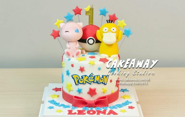 Pokemon 傻鴨&夢幻糖皮蛋糕