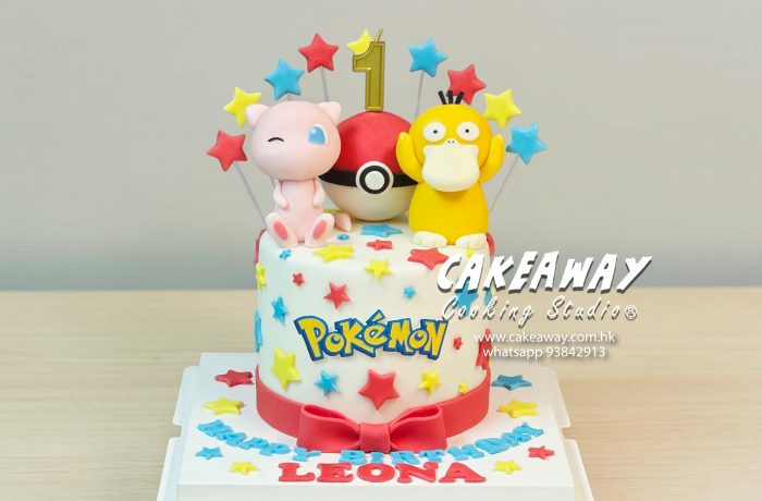 Pokemon 傻鴨&夢幻糖皮蛋糕
