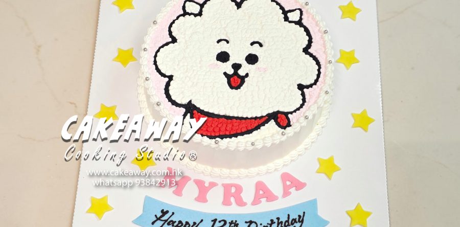 BT21 RJ 忌廉蛋糕